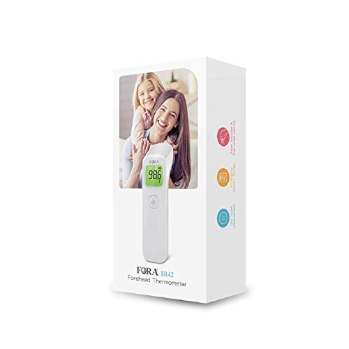 FORA IR42 Medical Grade Non-Contact Forehead Thermometer for Baby and Adults, Made in Taiwan