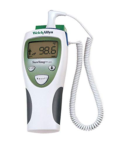 Welch Allyn 01690-200 SureTemp Plus Electronic Thermometer for Accurate Temperature Readings at Home and Work
| Welch A